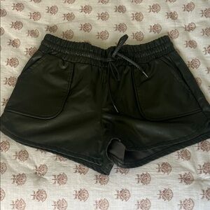 Sincerely Jules Faux Leather Shorts